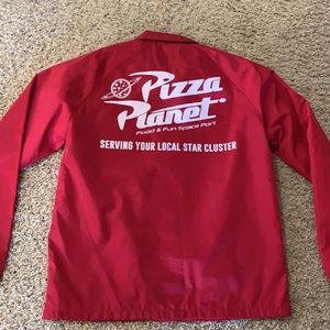 Disney Pizza Planet Snap Up Windbreaker Mens LG